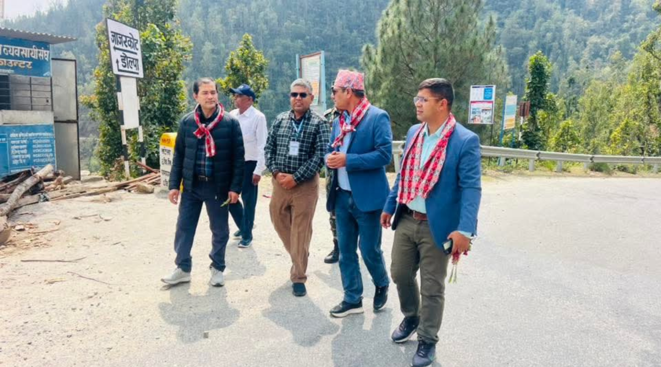 भौतिकमन्त्री चौलागाईंबाट भेरिकरिडोरको अनुगमन