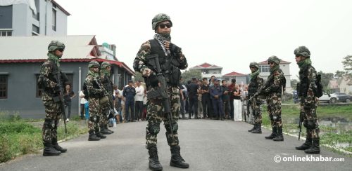 झापा-५ : अन्तिम परिणाम सार्वजनिक हुँदै, सुरक्षा व्यवस्था कडा (तस्वीरहरू)