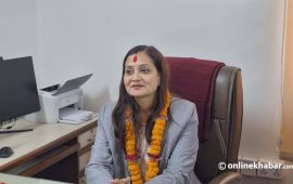 स्वास्थ्यमन्त्री निशा मेहताले गरिन् पदभार ग्रहण