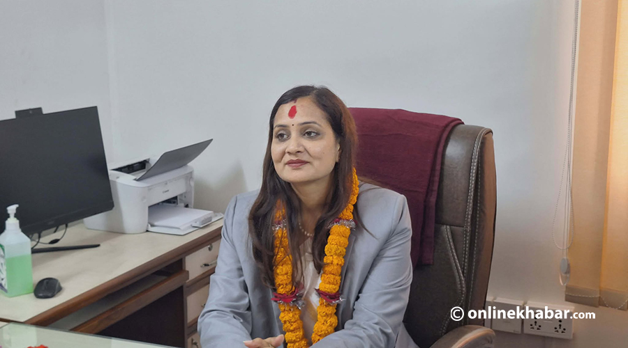 स्वास्थ्यमन्त्री निशा मेहताले गरिन् पदभार ग्रहण