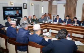 गृहमन्त्री अर्यालद्वारा निर्वाचन समीक्षासहित धन्यवाद ज्ञापन