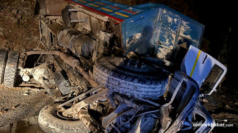 पाल्पा टिपर दुर्घटनामा ज्यान गुमाउनेको संख्या ४ पुग्यो 