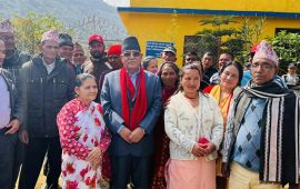 रुकुमपूर्व पुगेर प्रचण्डले भने – म फेरि संकट मोचन गर्न आएँ