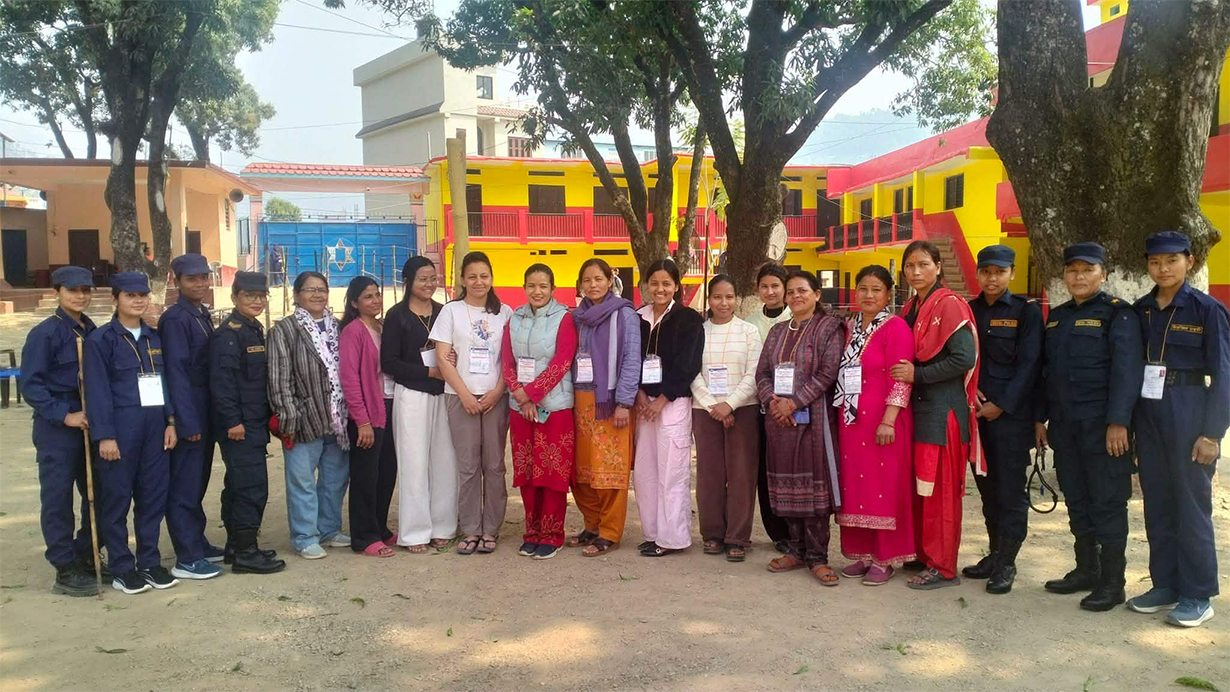 प्युठानमा नमूना मतदानस्थल, सबै कमर्चारी महिला