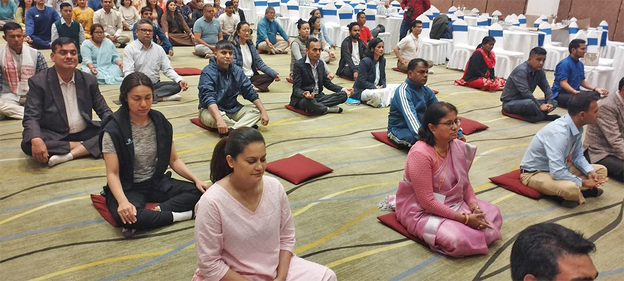 रास्वपा अभिमुखीकरण : योग-ध्यानसँगै दोस्रो दिनको कक्षा सुरु, रविको मन्तव्यसँगै समापन हुने