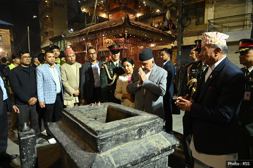 राष्ट्रपति पौडेलले गरे सेतो मच्छेन्द्रनाथको पूजा आराधना
