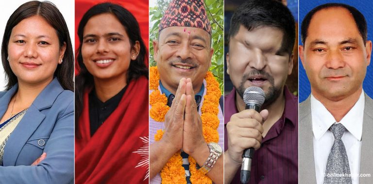 समानुपातिकबाट प्रतिनिधिसभामा अपांगता भएका ५ जना सांसद्