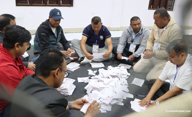 संखुवासभामा सुरु भयो मतगणनाका