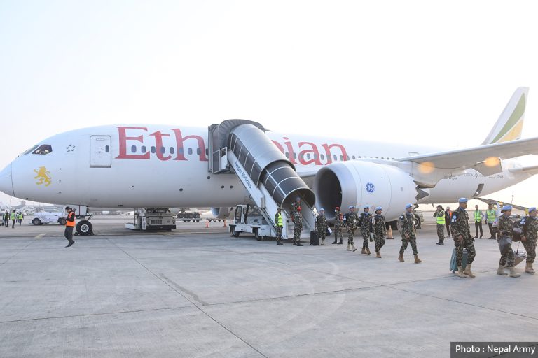 नेपाली शान्ति सैनिकको अदलीबदली