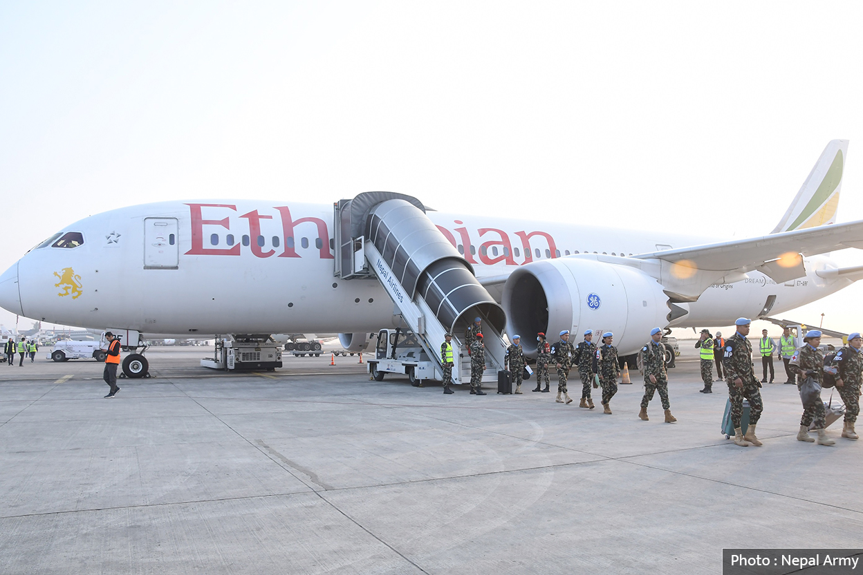 नेपाली शान्ति सैनिकको अदलीबदली