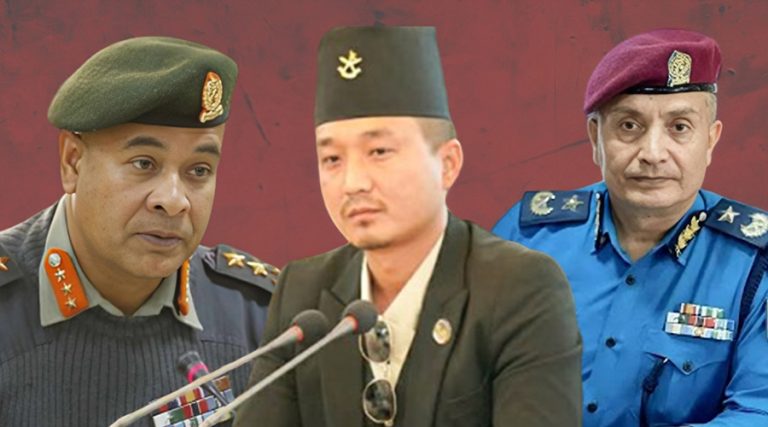 गृहमन्त्री सुधन गुरुङले गरे दुई आईजीपीसँग डेढ घण्टा छलफल