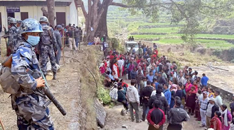 स्याङ्जामा दिउँसो ३ बजेसम्म ४१ प्रतिशत मत खस्यो