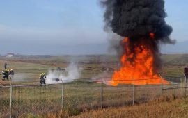 त्रिभुवन विमानस्थलमा आगलागी नियन्त्रण अभ्यास