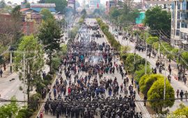 ‘ड्रोन भ्यु’मा हेर्नुस् एमालेको प्रदर्शन