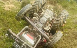 ट्याक्टर दुर्घटनामा चालकको मृत्यु