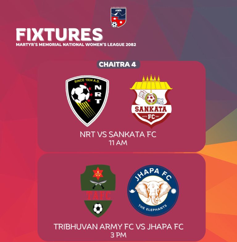 महिला लिग आजदेखि, उद्घाटन खेलमा एनआरटी र संकटा खेल्दै