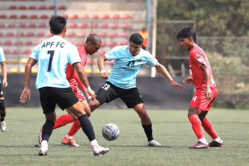 राष्ट्रिय लिग : एपीएफ फेरि बराबरीमा रोकियो, चर्च ब्वाइज पराजित