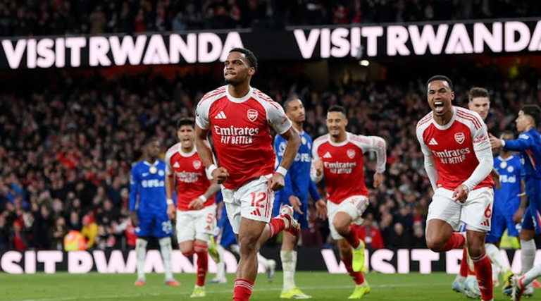 चेल्सीलाई हराएपछि शीर्षस्थानको आर्सनललाई पाँच अंकको अग्रता