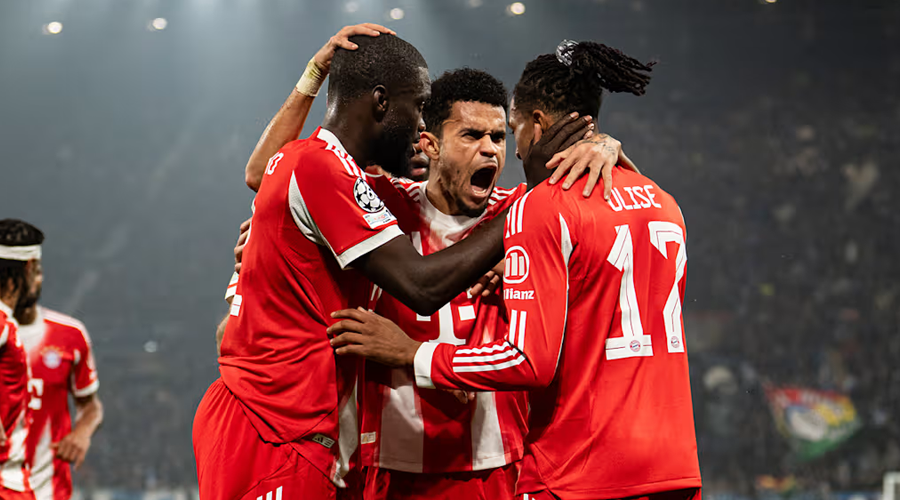 राउन्ड अफ १६ को पहिलो लेगमा बायर्नको फराकिलो जित