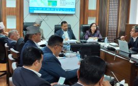 ऊर्जामन्त्री श्रेष्ठले लिए कर्मचारीहरूसँग ब्रिफिङ