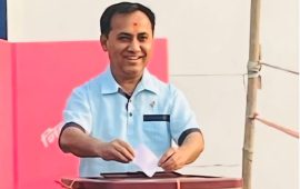 कांग्रेस उपसभापति शर्माले गरे मतदान