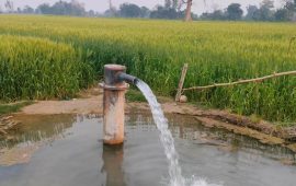 सिँचाइ समस्या समाधान गर्न बोरिङ जडान