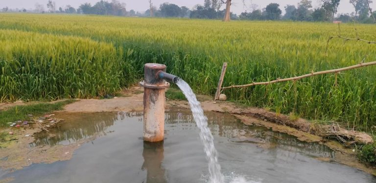 सिँचाइ समस्या समाधान गर्न बोरिङ जडान