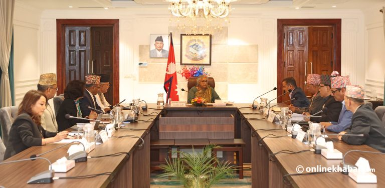 बालुवाटारमा मन्त्रिपरिषद् बैठक