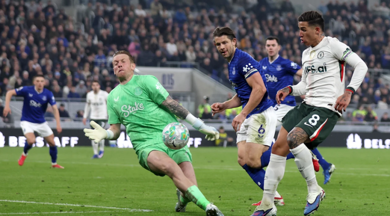 चेल्सीमाथि एभर्टनको शानदार जित