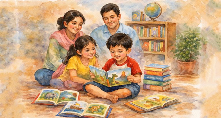 मोबाइलमा झुन्डिरहने बच्चालाई पुस्तक पढ्न बानी लगाउने ५ तरिका