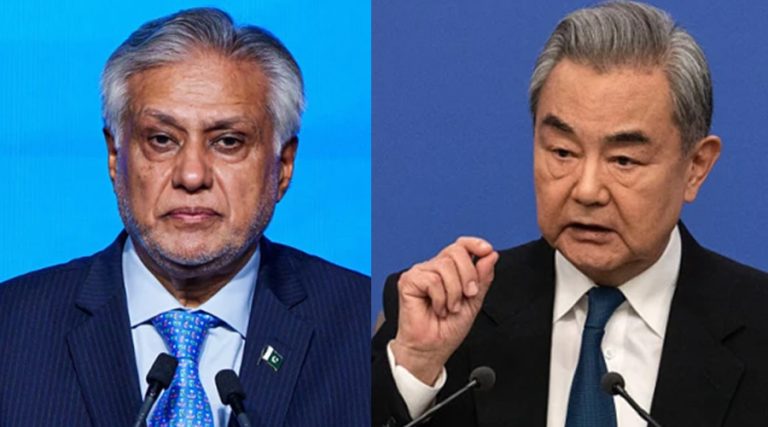 चीन र पाकिस्तानका विदेशमन्त्रीबीच भेटवार्ता– पश्चिम एसिया युद्धबारे पाँच बुँदे साझा धारणा व्यक्त  