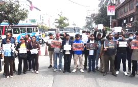 दलित अधिकारकर्मीद्वारा काठमाडौंमा खबरदारीसहित प्रदर्शन