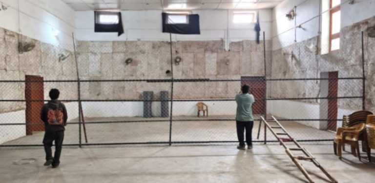 धनकुटामा पनि तारजालीसहितको मतगणना स्थल तयार