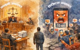 स्मार्ट फोनको लेन्स : नागरिकको आँखा कि भीडको ढुंगा ?