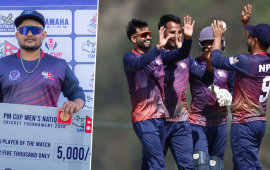 पुलिसको जितमा दिनेशको अलराउन्ड प्रदर्शन, चलेन एपीएफको ब्याटिङ