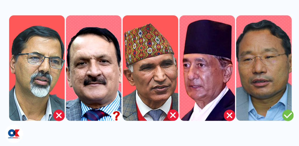 पूर्वअर्थमन्त्रीहरूको सर्मनाक पराजय