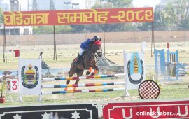 टुँडिखेलमा सेनाको घोडेजात्रा (तस्वीरहरू)