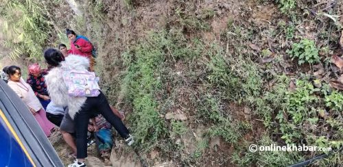 गुल्मीमा टिपरको ठक्करबाट ९२ वर्षीया वृद्धाको मृत्यु 