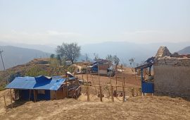 हलेसी तुवाचुङमा हावाले ५२ घरको छाना उडायो, नगरपालिकाले बनाइदिने