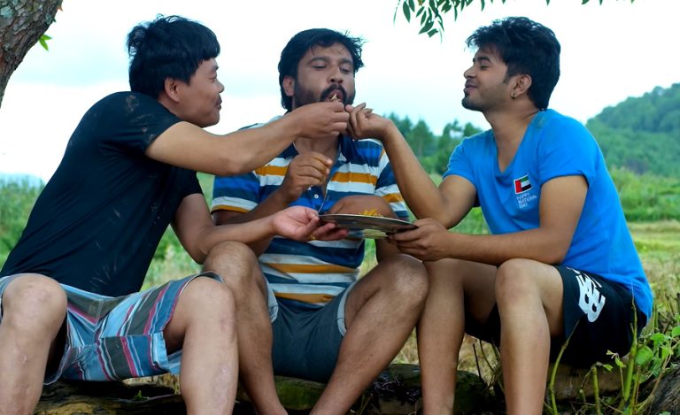 ‘हामी तीन भाइ’ को टिजर : दाजुभाइको मिलन र खटपटको कथा