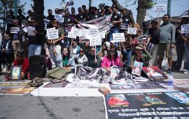 इनिसा विक हत्याका दोषीलाई कारबाहीको माग राखेर माइतीघरमा प्रदर्शन (तस्वीरहरू)