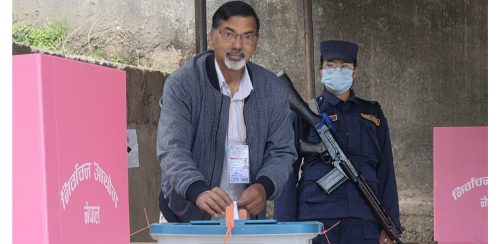 रुकुमपश्चिममा रोकियो जनार्दन शर्माको यात्रा