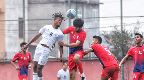 राष्ट्रिय लिग फुटबलमा जावलाखेल र सातदोबाटोको बराबरी