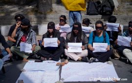 कार्की आयोगको प्रतिवेदन सार्वजनिक गर्न युवाहरूको दबाब, माइतीघरमा प्रदर्शन (तस्वीरहरू)