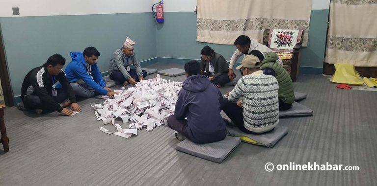 कास्की–२ मा मतगणना सुरु