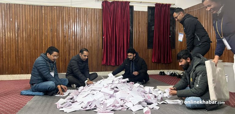काठमाडौं १ मा थालियो मतगणना