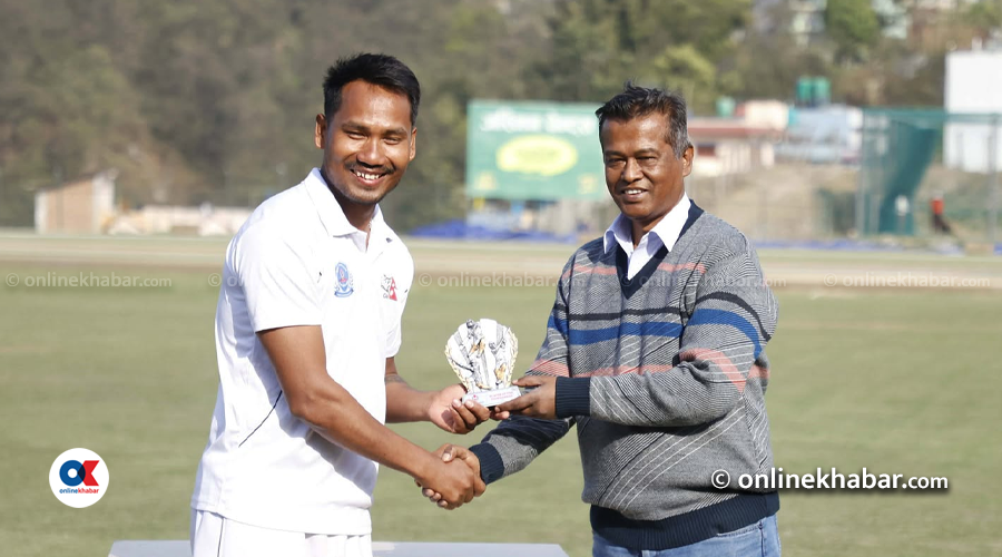 ललित जय ट्रफीको सर्वोत्कृष्ट खेलाडी, इशान उत्कृष्ट ब्याटर