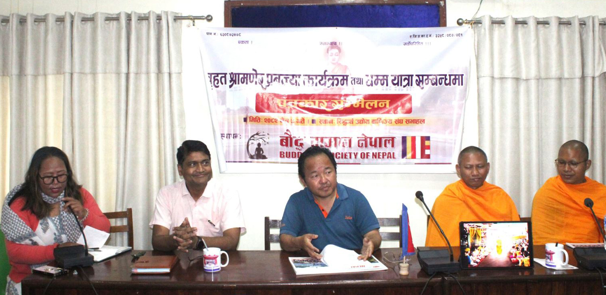 लुम्बिनी-बुटवल-देवदह-भैरहवामा धम्मयात्रा हुँदै