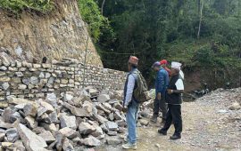 निर्माण व्यवसायीले काम नगर्दा हरिचौर-मल्म-पाण्डवखानी सडक अधुरो