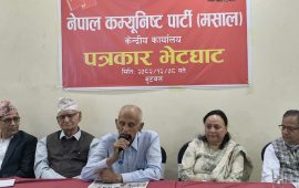 नेकपा मसालको आरोप : रास्वपा सरकार बनेपछि सुशासन हैन, अराजकता उत्पन्न हुन्छ